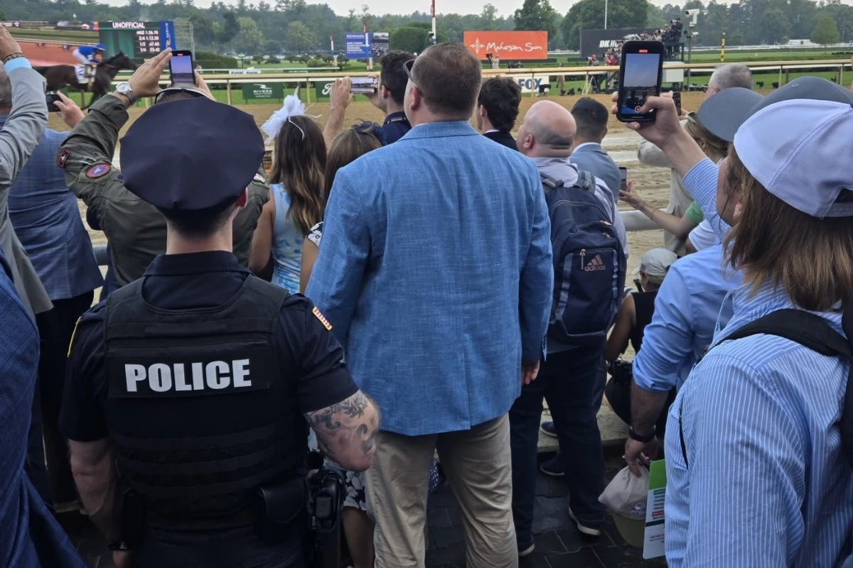 belmont winner circle